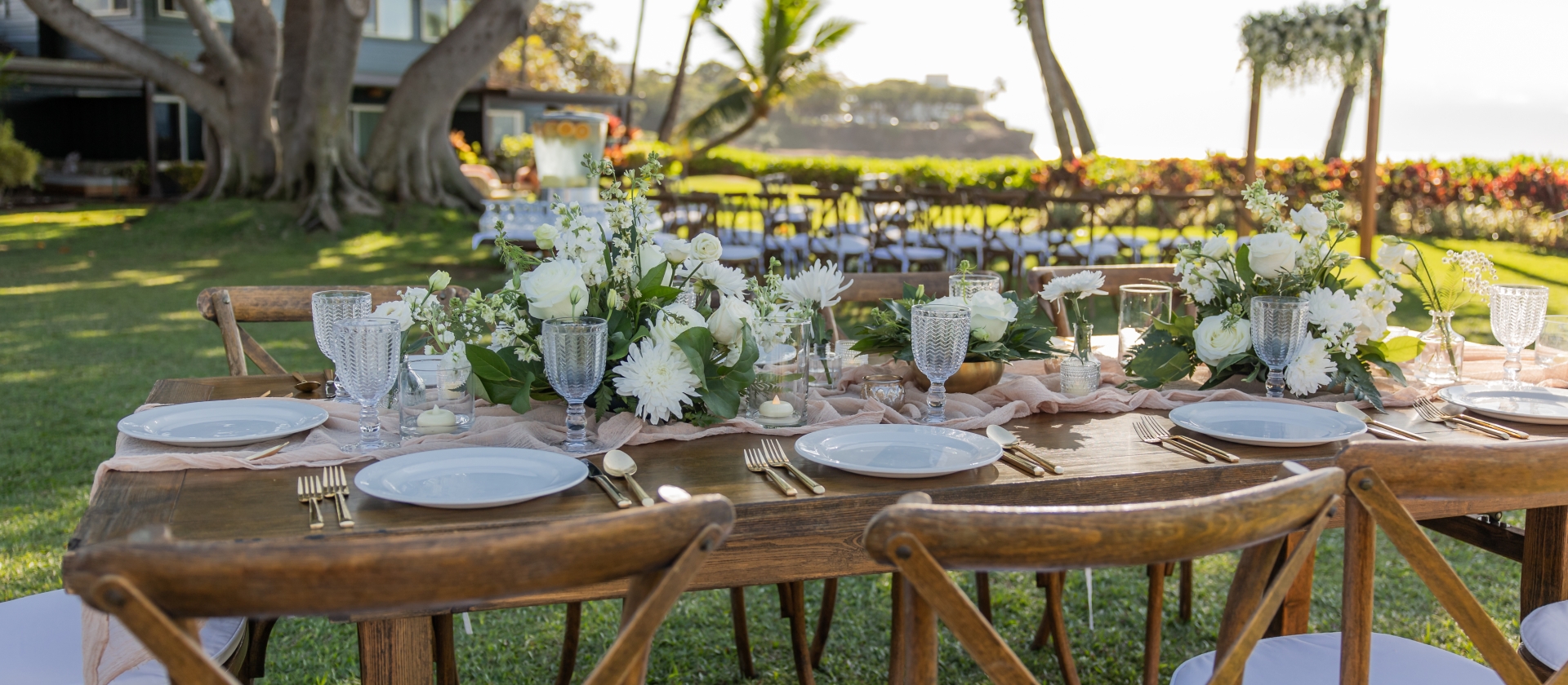 Oceanfront Bungalow Lawn
