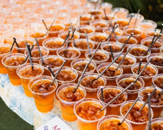 Mai tais ready to be served