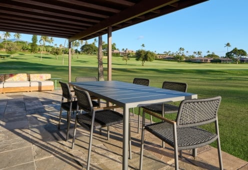 Royal Bungalow Two-Bedroom Suite balcony facing garden