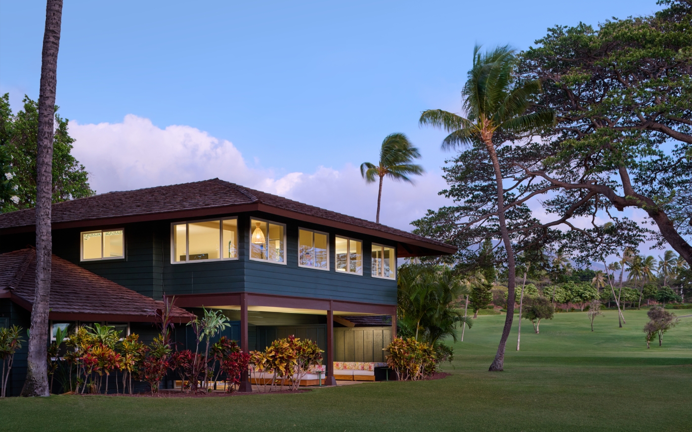a bungalow at the Royal Lahaina