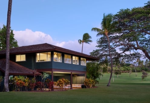 a bungalow at the Royal Lahaina