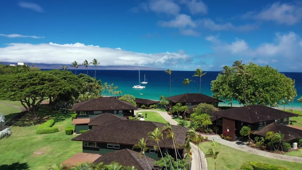 Oceanfront Bunglow Aerial